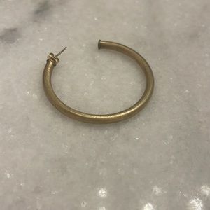sheila fajl gold brushed everyone’s favorite small hoop